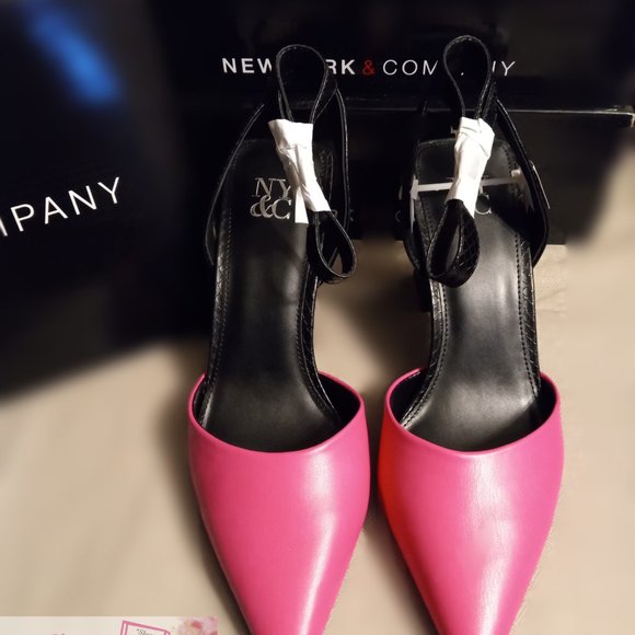 Pink Stacy Heel - Picture 2 of 3
